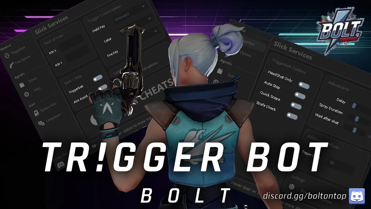 Bolt Tr!ggerb0t + 1 Free Spoof | Bolt Valorant